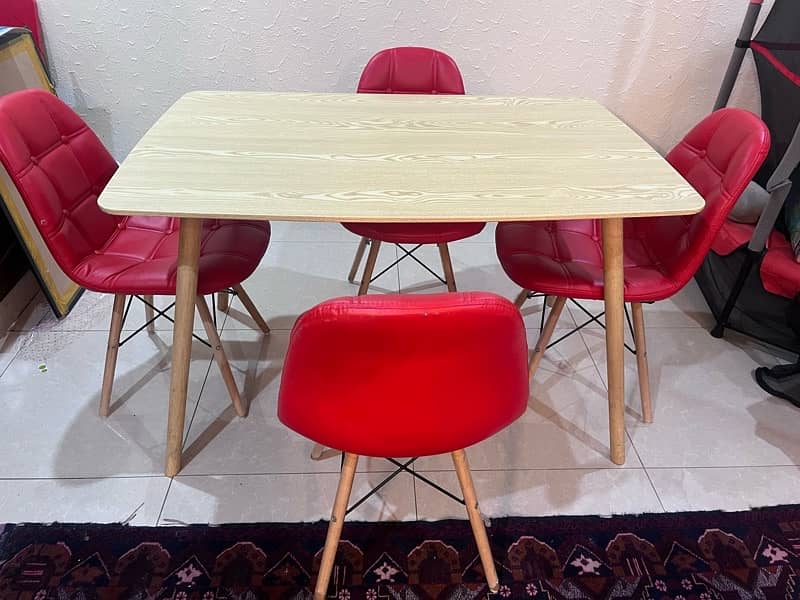 IKEA Dining Table with 4 chairs 3