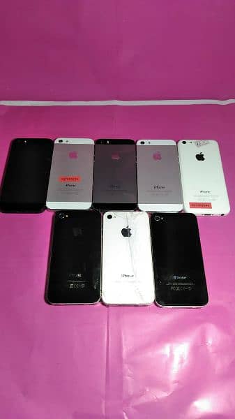 iphones 5 , 5s . . . 6500 ,(, , 7 (non pta) 10/10 condition 7