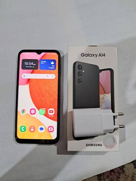 Samsung A14 6/128 with box and charger 0