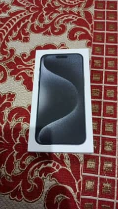 Iphone 15pro max,Black Titanium 256GB without unbox Non PTA Approved
