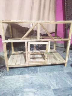 New beautiful wooden cage for sale 0
