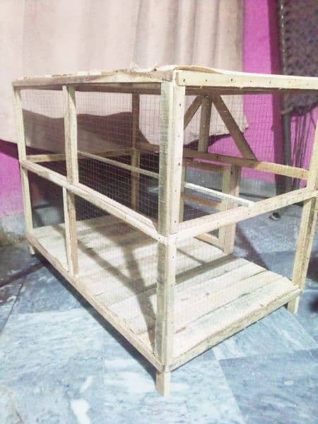 New beautiful wooden cage for sale 6