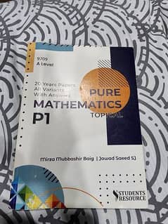 Pure Mathematics P1 past papers mirza mubashir baig