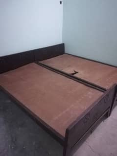 WODEN DOUBLE BED