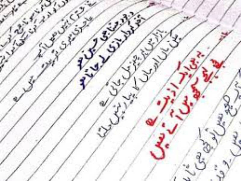 Hand writing assignments 10