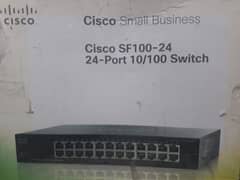 Cisco small business sf 100-24, 24 ports 10/100 switch