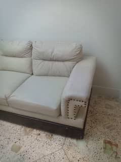 L Shape 4 Seater Leather Sofa Set 0