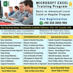 Advanced Excel - Microsoft Excel Tution/Trainer/Tutor/Academy/Teacher