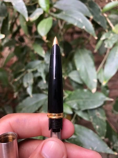 Vintage Parker 45 Fountain Pen Stainless "F" 14k Good Work Condition 4