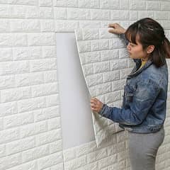 3D Foam Brick Wall Decoration Paper wallpaper