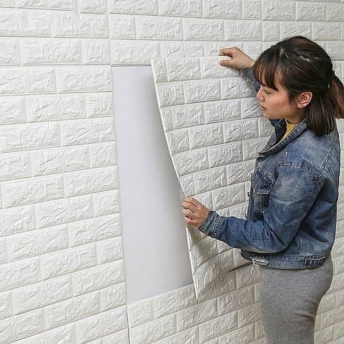 3D Foam Brick Wall Decoration Paper wallpaper 0