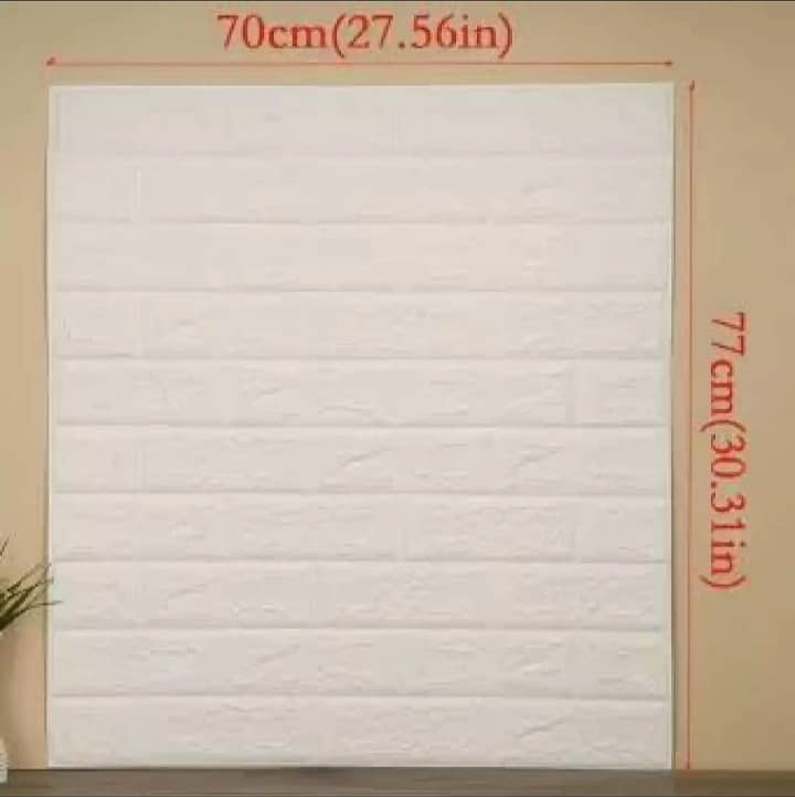 3D Foam Brick Wall Decoration Paper wallpaper 4