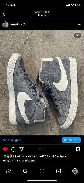 Nike Blazers Original Shoes 1