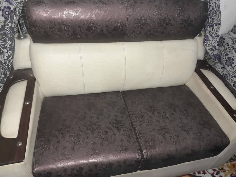 Set of leather sofas 3,2,1 0