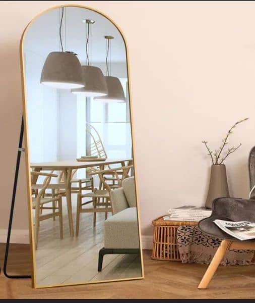 18×60 size standing mirror free delivery in karachi 0