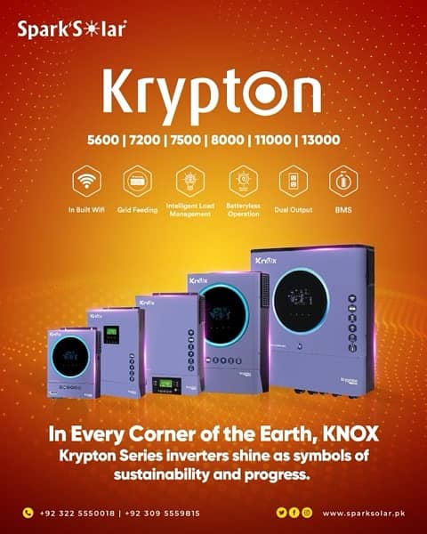 Krypton InfiniSolar V4 4kw 24v Pv5600 Knox Hybrid Genuine Voltronic Wi 4