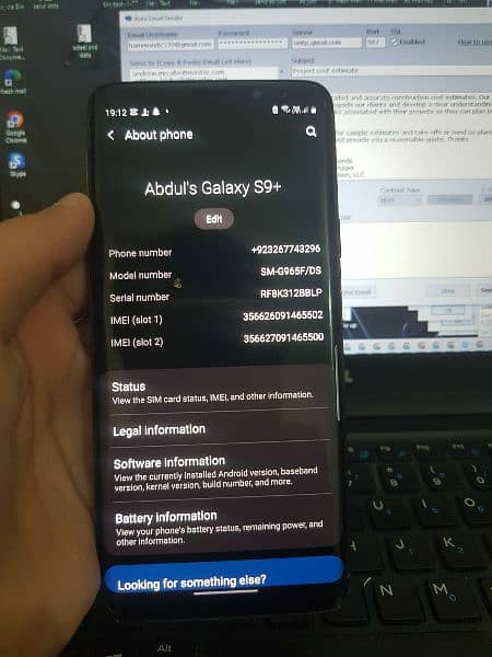 Samsung s9plus 464 battery ok ha screen pa dot ha officially pta prove 7