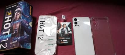 Infinix Hot 12 just like new with box 6 128gb 10/10 condition 0