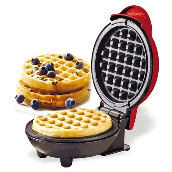 Mini Waffle Maker Breakfast Machine Non Stick Easy Clean(random Color) 5