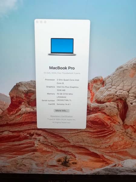 Macbook Pro 2020 Intel 16/512 i5 @200k 5