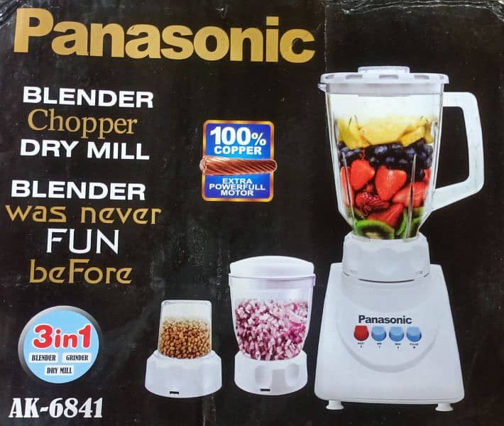 Panasonic Blender Chopper & Dry Mill 2
