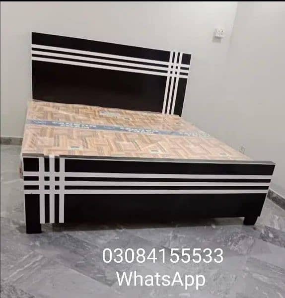 Double Bed/Wooden/Bed/Furniture 1