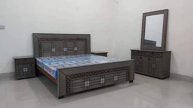 Double Bed/Wooden/Bed/Furniture 7