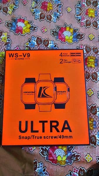 ultra Smart Watch WS-V9 with 4 Bands 1