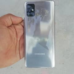 Samsung galaxy A51 10/10 condition  with box front finger 6/128