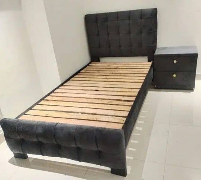 Single Bed Poshish/Wooden Sale 0