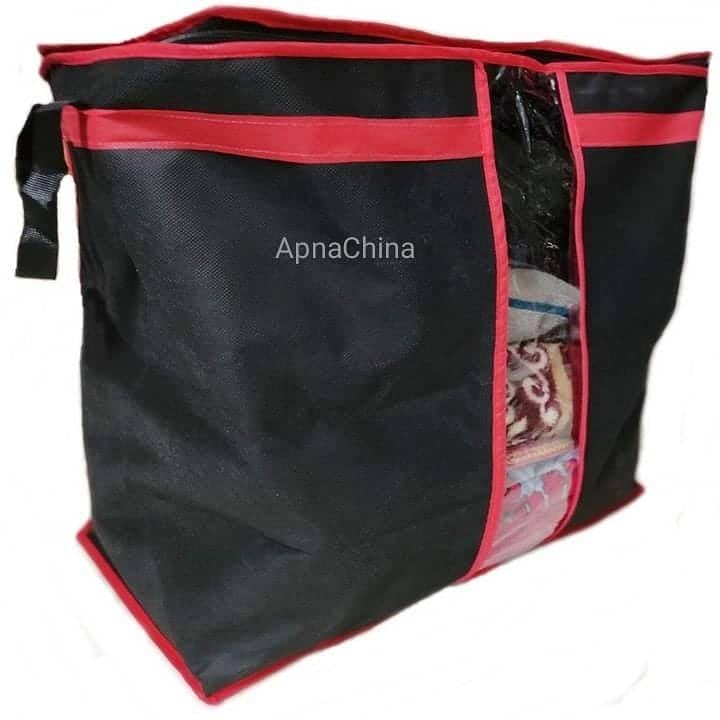 Pack of 4 Best Quality Portable Storage Bags ,Premium Black 5