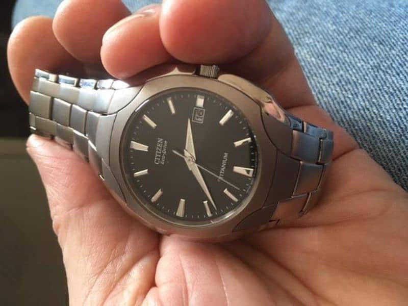 Citizen wrist watch eco drive titanium BM6560-54H 2