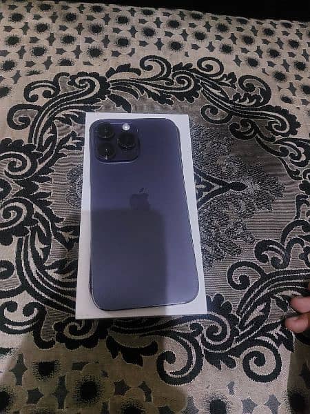 Iphone 14 pro max 256gb Deep purple colour 10/10 phone pta approved 1