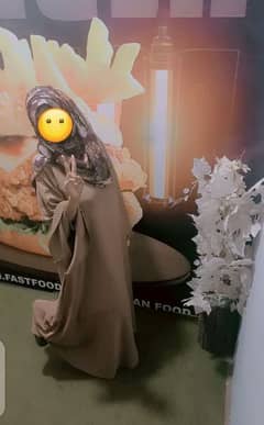 Beautiful maxi abaya (with free hijab) in Reasonable price 0