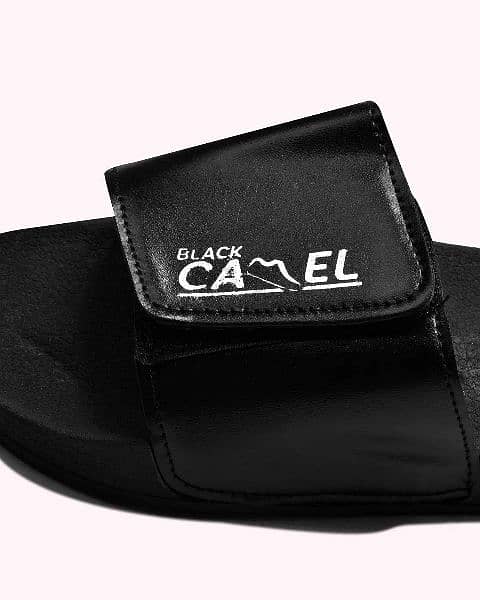 black camel magic style slide flip flop . 3