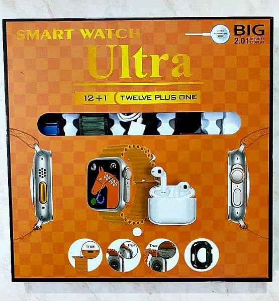 ULTRA 12+1 Smartwatch 49MM BIG 2.01 Display BT Calling Smart Watch 1