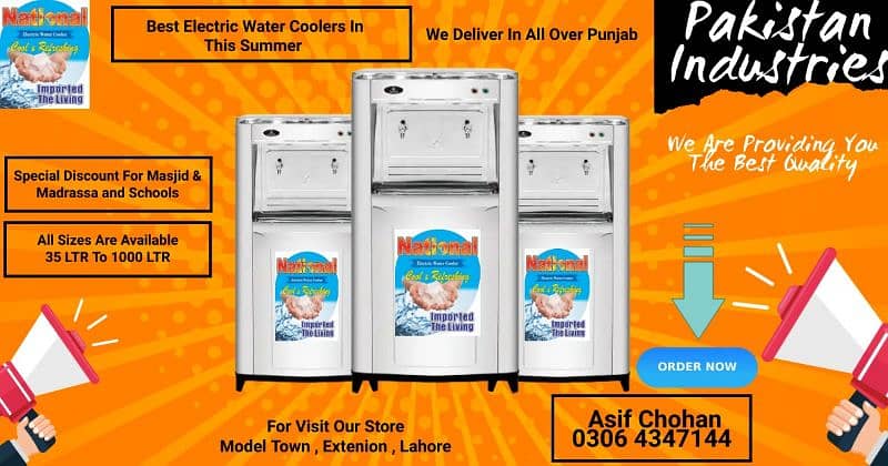 Electric Water Cooler 35 gln water coolers /Brand New whole Sale Price 0