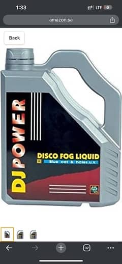 Gallons of POWERDJ Disco Fog Liquid (Blue Cat & Hales U. K. )
