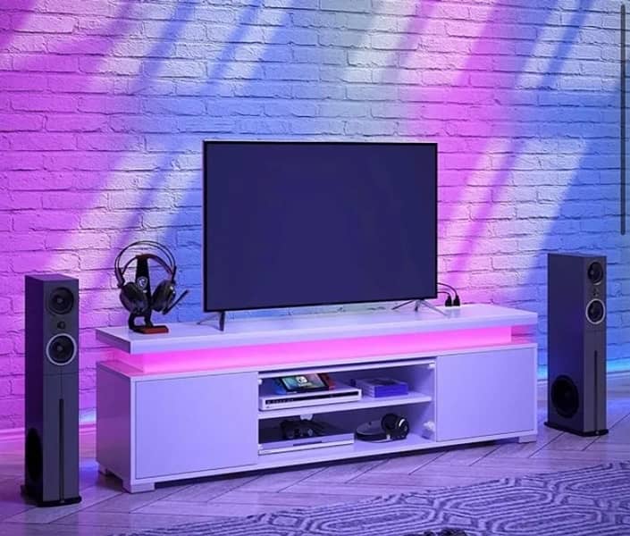 Tv Console With Led Light for Upto 60 inches Led 1