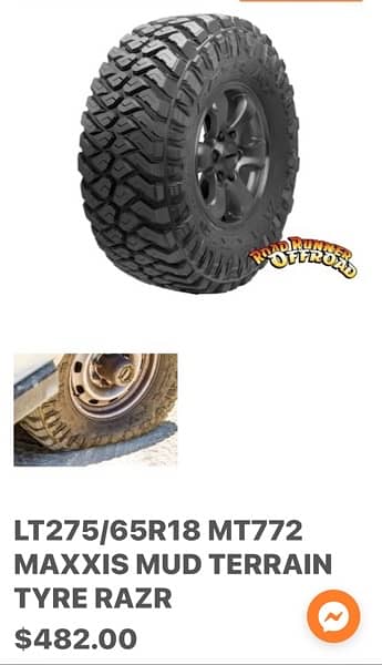 Off-Road Tyres- Maxxis Razr (imported) 6