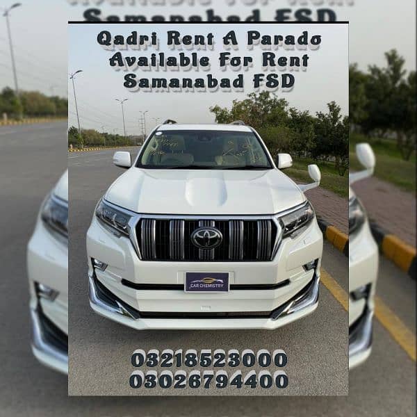 Qadri Rent A Car & Tours
Samanabad FSD
03218523000
03026794400 2