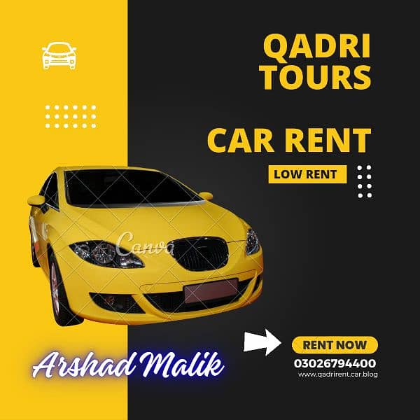 Qadri Rent A Car & Tours Samanabad FSD 03218523000 03026794400 11