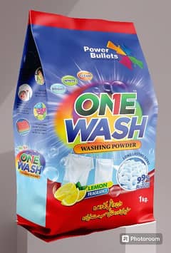 one wash washing powder