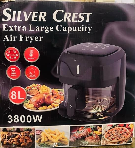 Silver Crest Getman Air Fryer Brand New 1