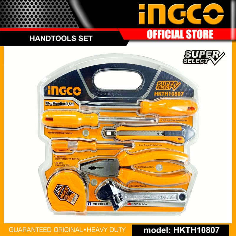 Ingco 7pcs Handtools set HKTH10807 tool set 1