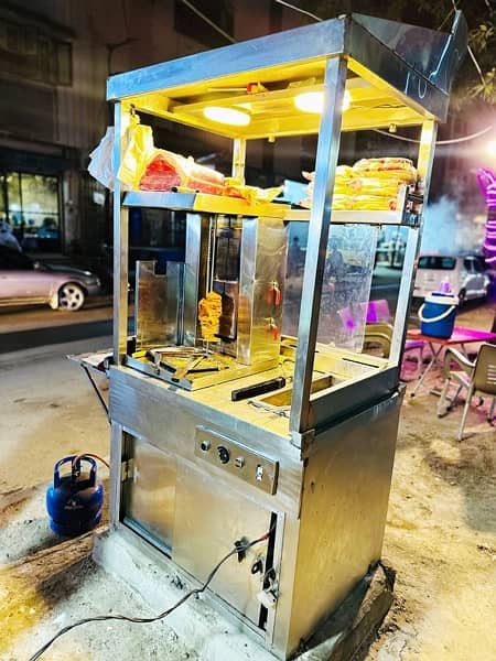 Pure Steel Made Shawarma and Fries Counter 0