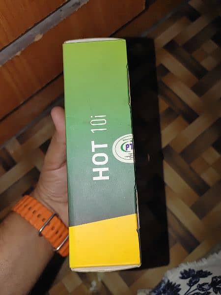 Infinix Hot 10i 4/128 PTA  Arove with box Charger Neat Condition 8