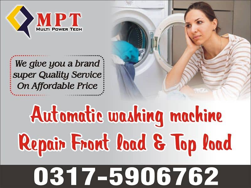 Automatic washing machine Repairing Service Top Load Front Load 9