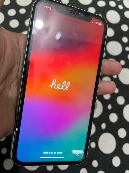 Mint Colour IPhone 11 128GB pta approved both sim working 2