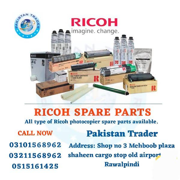Ricoh Toner Toner for copier/Toner Price in pakistan/Ricoh toner near 1